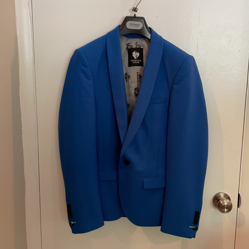 Twisted Tailor Cobalt Blue Blazer